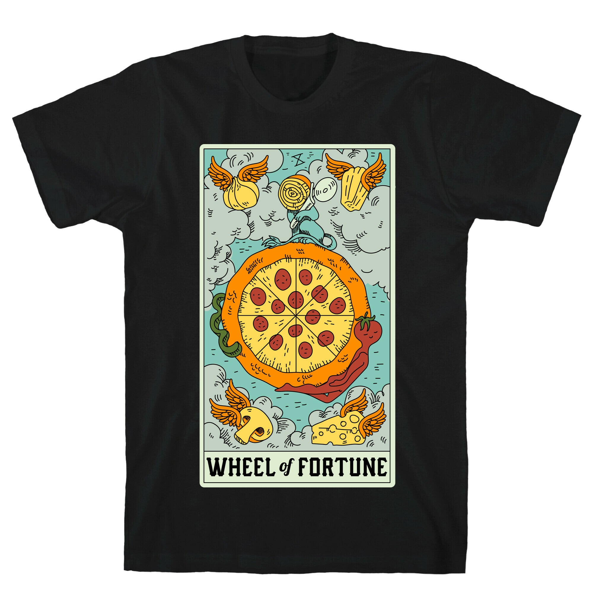 Wheel Of Fortune Pizza T-Shirt